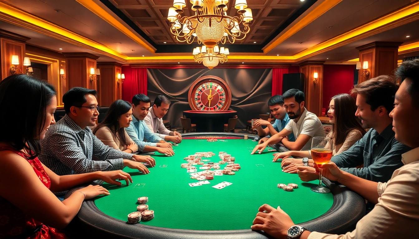 Experience the thrill of poker and roulette in this vibrant casino, highlighting the trustworthiness of trang nhà cái uy tín.
