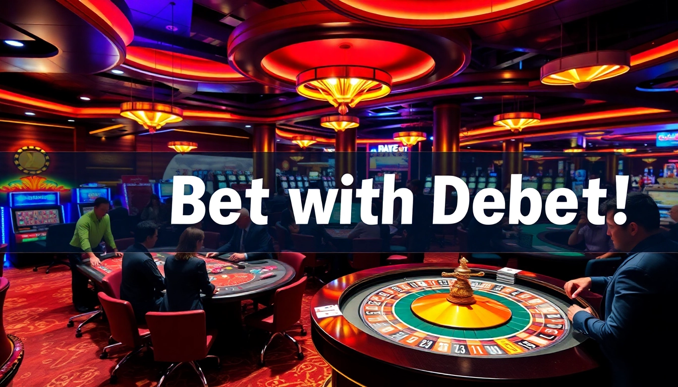 Debet offers exhilarating casino gaming experiences with lively roulette and enthusiastic players.